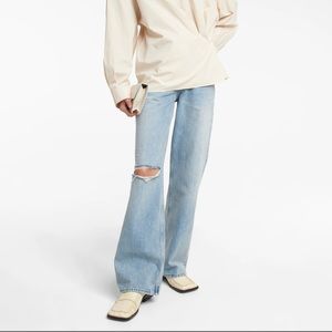 Frame High N Tight Wide Leg Jeans